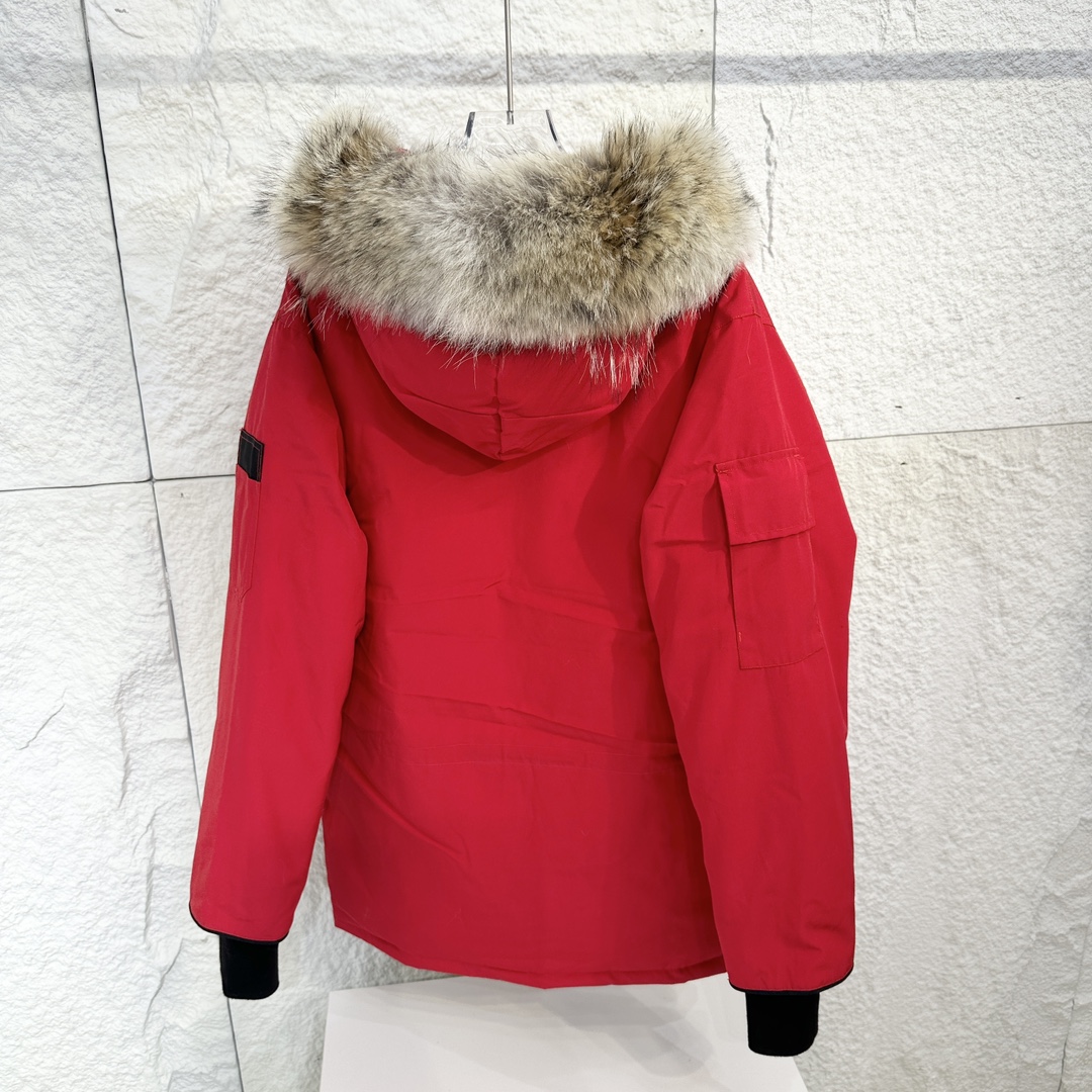 Canada G Down Jacket Puffer Coat Red