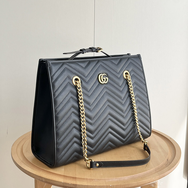 13.4″x11.0″x4.9″ Black Leather Handbag BB-921288