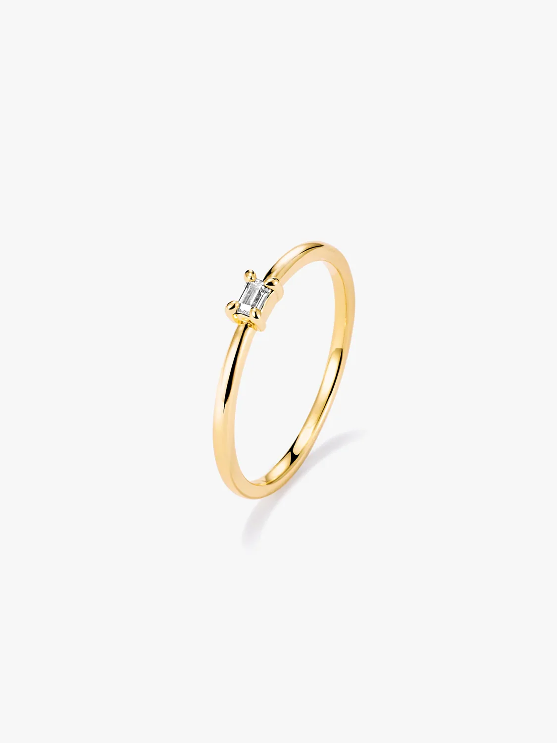 Baguette Sapphire Stacker Ring