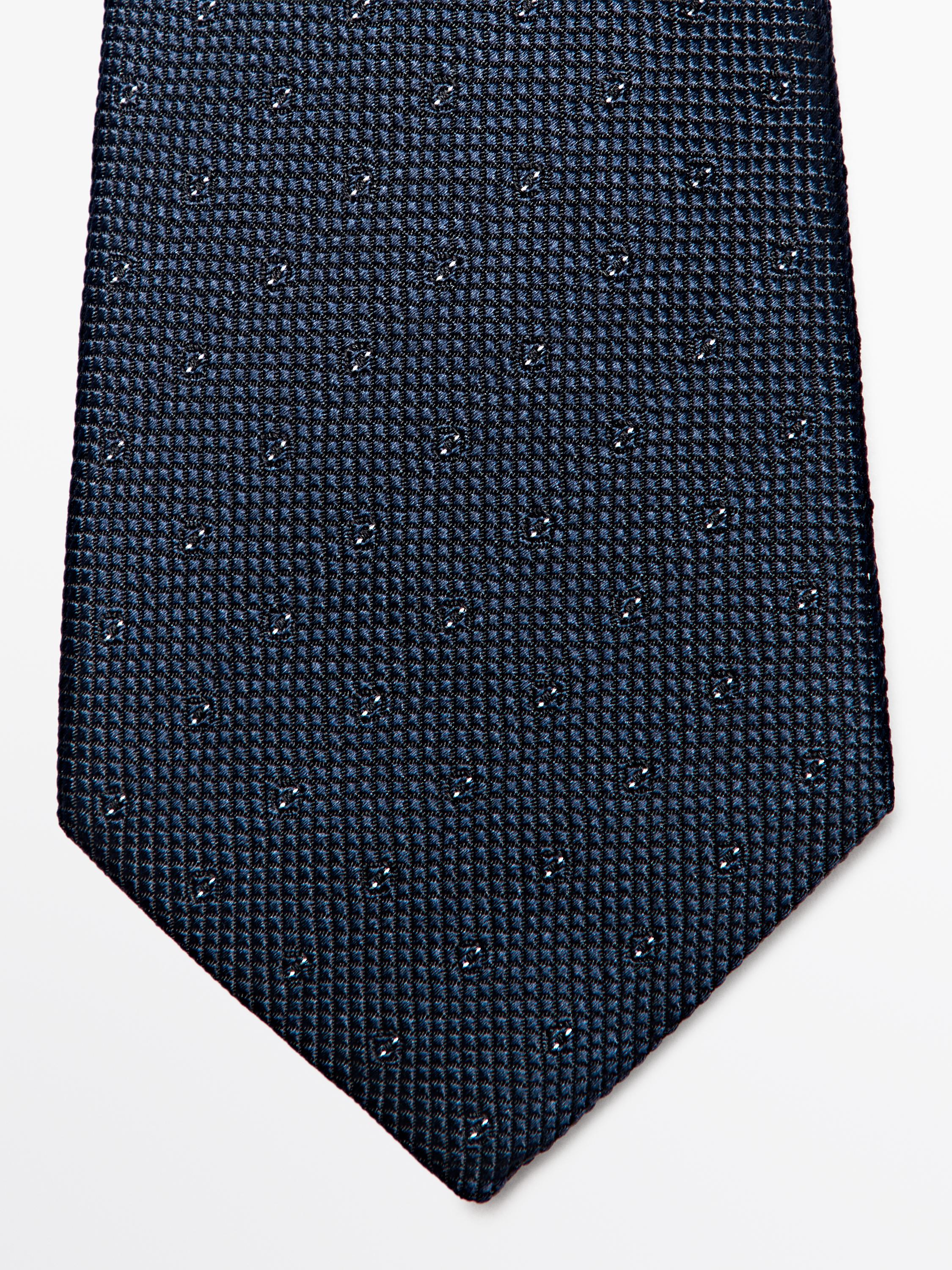 Corbata estructura 100% seda