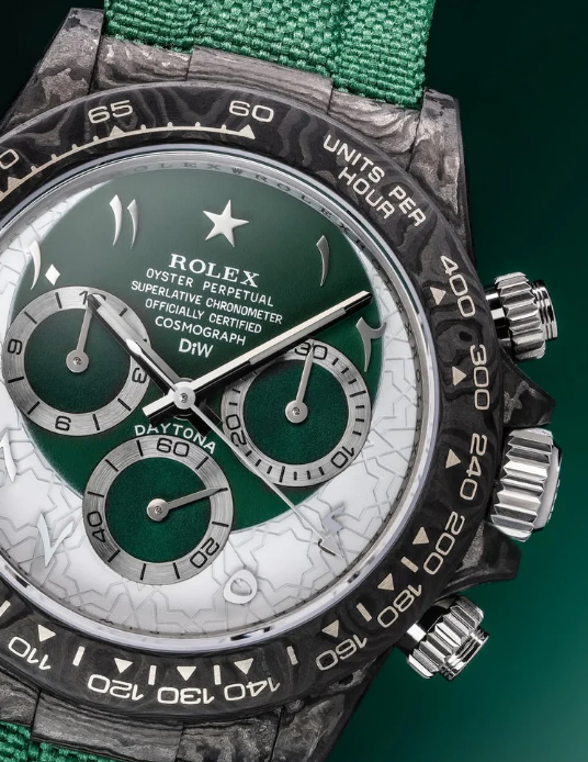 DiW Rolex Graphite Daytona RAMADAN 40mm Watch