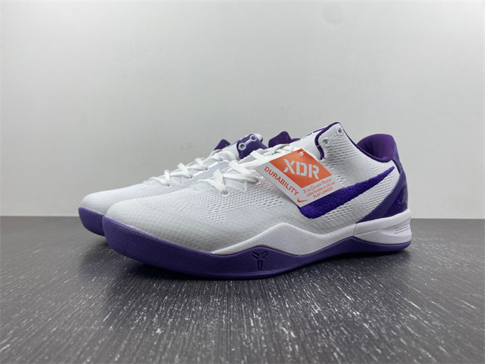 NK Kobe 8 Protro “White Court Purple” FQ3549-100