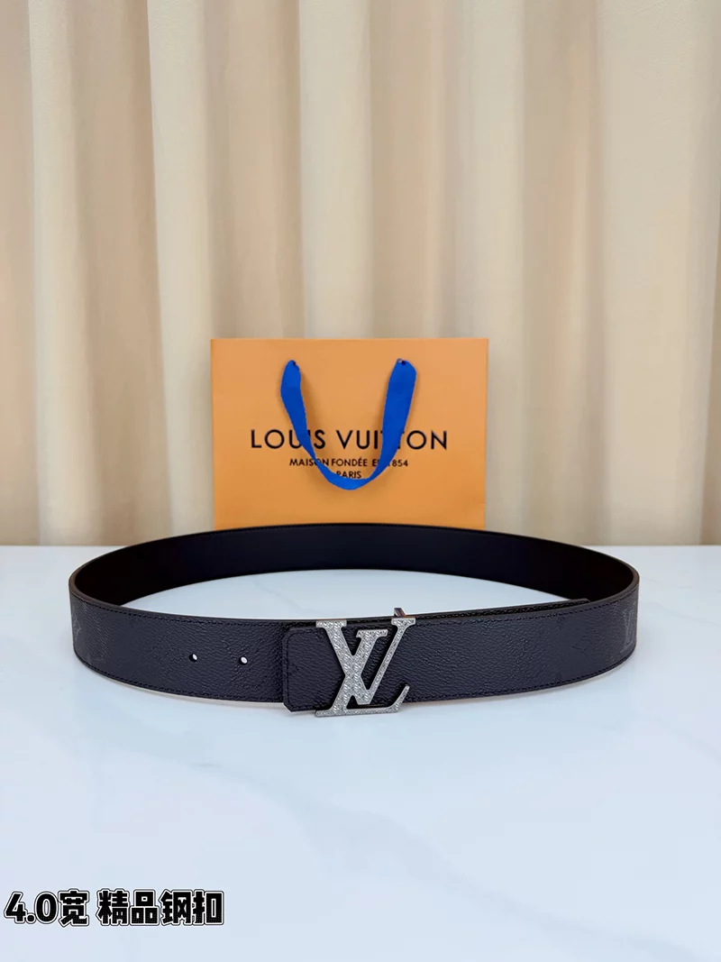Wide1.6″ Silver Buckle Genuine Leathe Belt PD-6900093