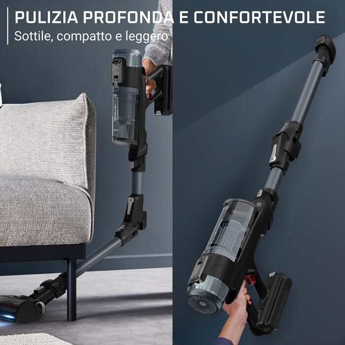 ROWENTA - Aspirapolvere senza filo RH9C71E0-INSIDE METAL & LIQUID METAL