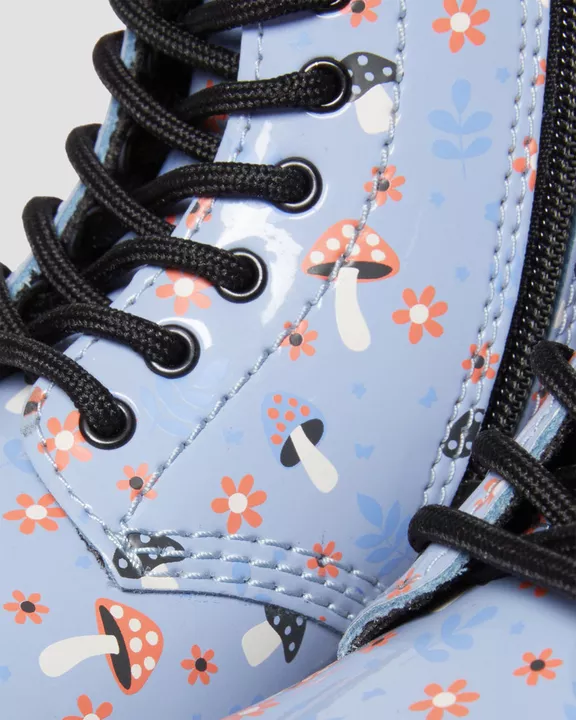 Toddler 1460 Woodland Patent Leather Lace Up Boots