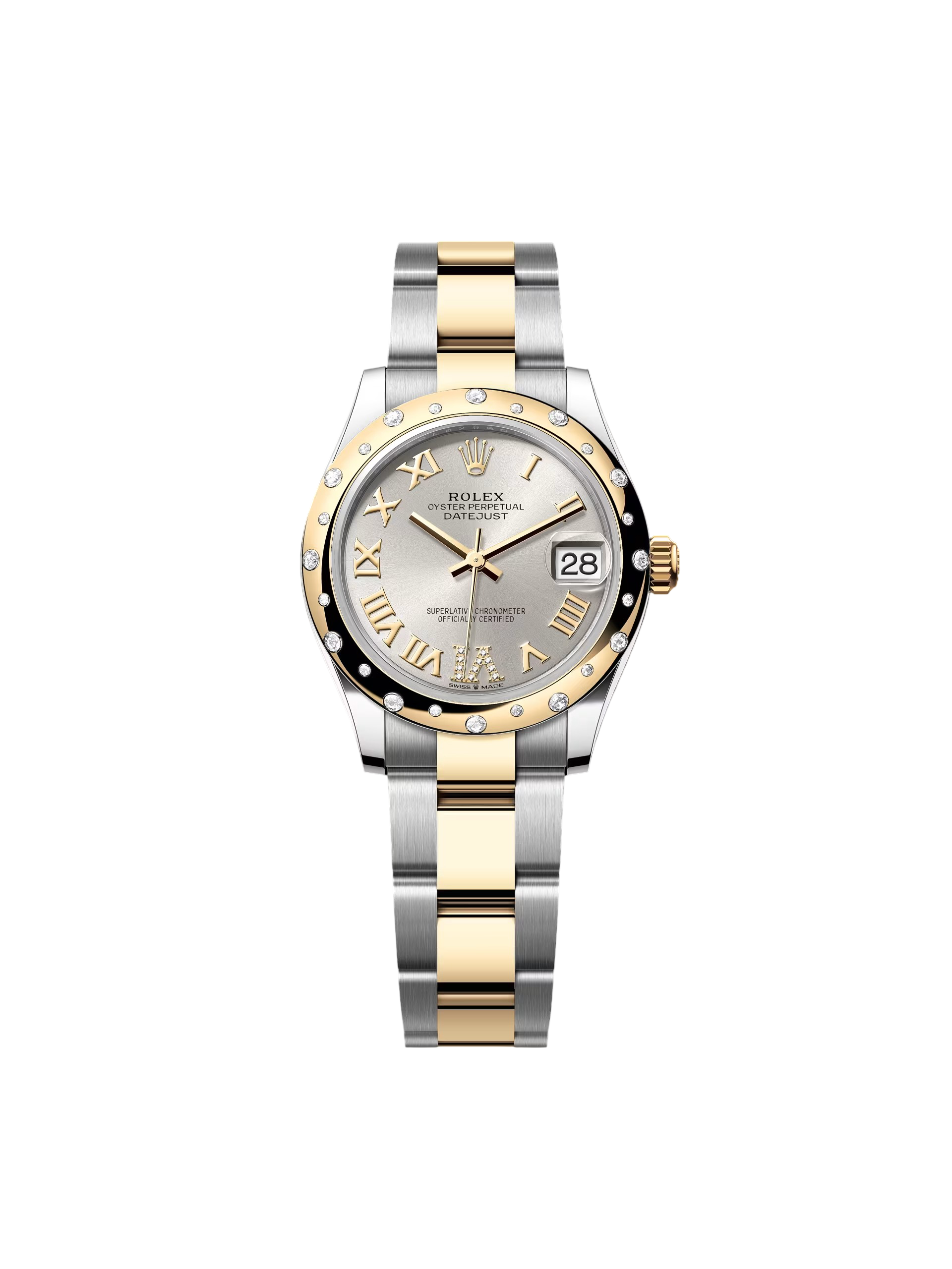 Rolex Datejust m278343-0003/0004 Silver Dial Yellow Rolesor Oyster Watch