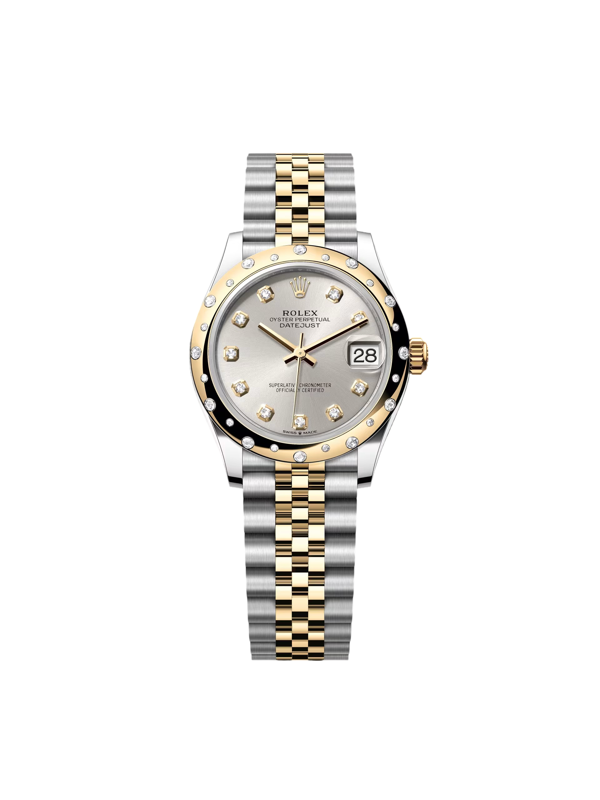 Rolex Datejust 31mm 278343RBR Silver Dial Yellow Rolesor Jubilee Watch