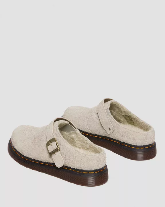 Isham Faux Shearling Lined Suede Mules