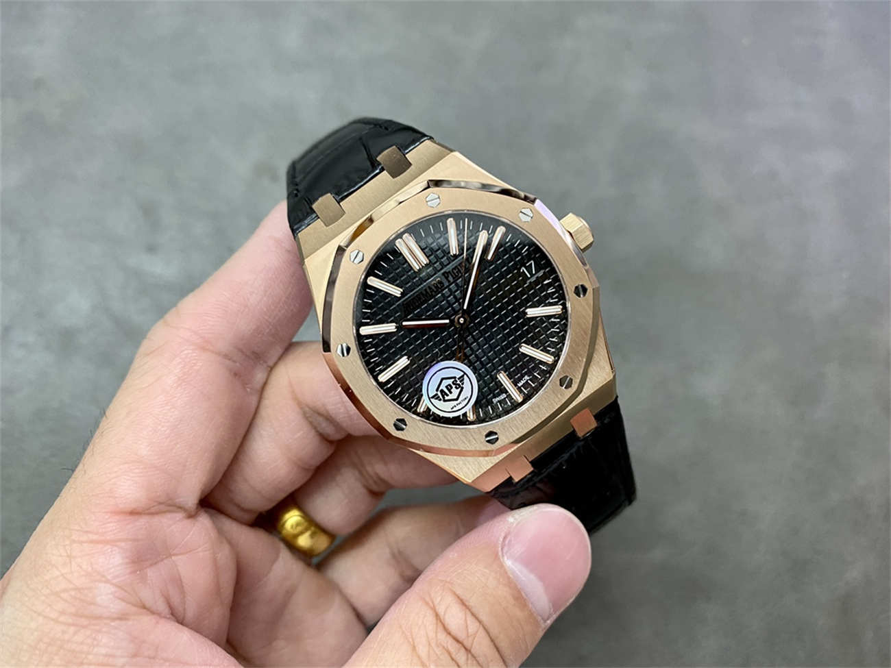 APS Factory Audemars Piguet 15510 Rose Gold Edition – Royal Oak 41mm Black Dial