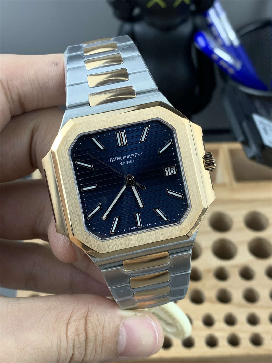 Patek Cubitus 5821 Replica – PPF Factory Two-Tone Blue Dial 45mm