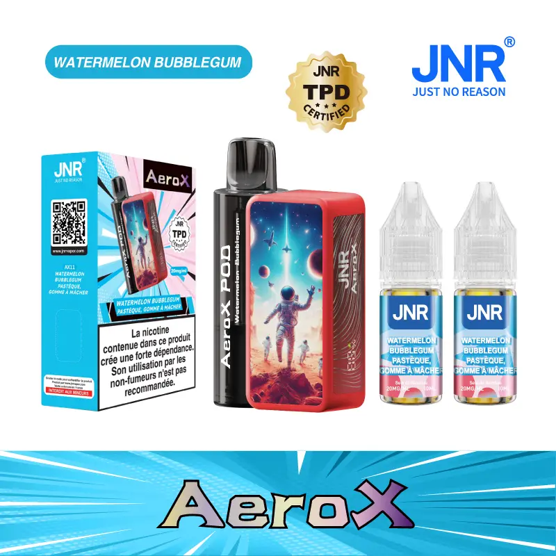 JNR AeroX 32000 Puffs - Kit Pod Remplissable et Rechargeable - Vape Grok