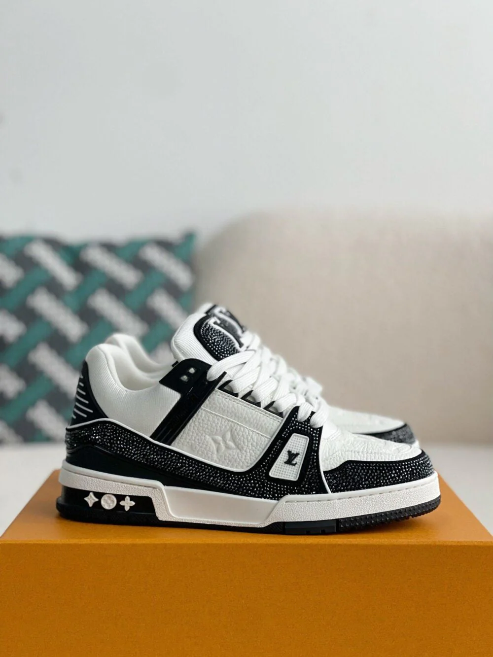 LV  Trainer Sneaker ‘Denim Monogram Black Diamond’