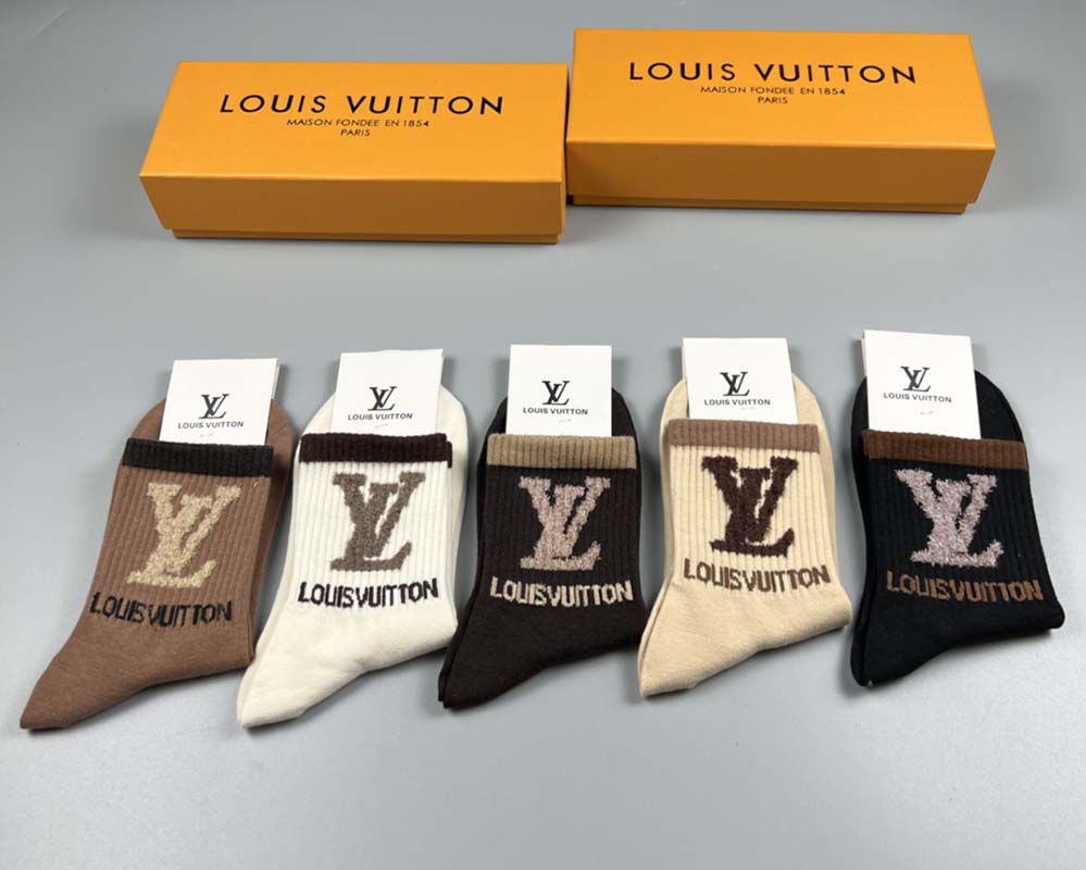 Set of 5 Pairs of Cotton Breathable Ankle Socks WZ-924000235