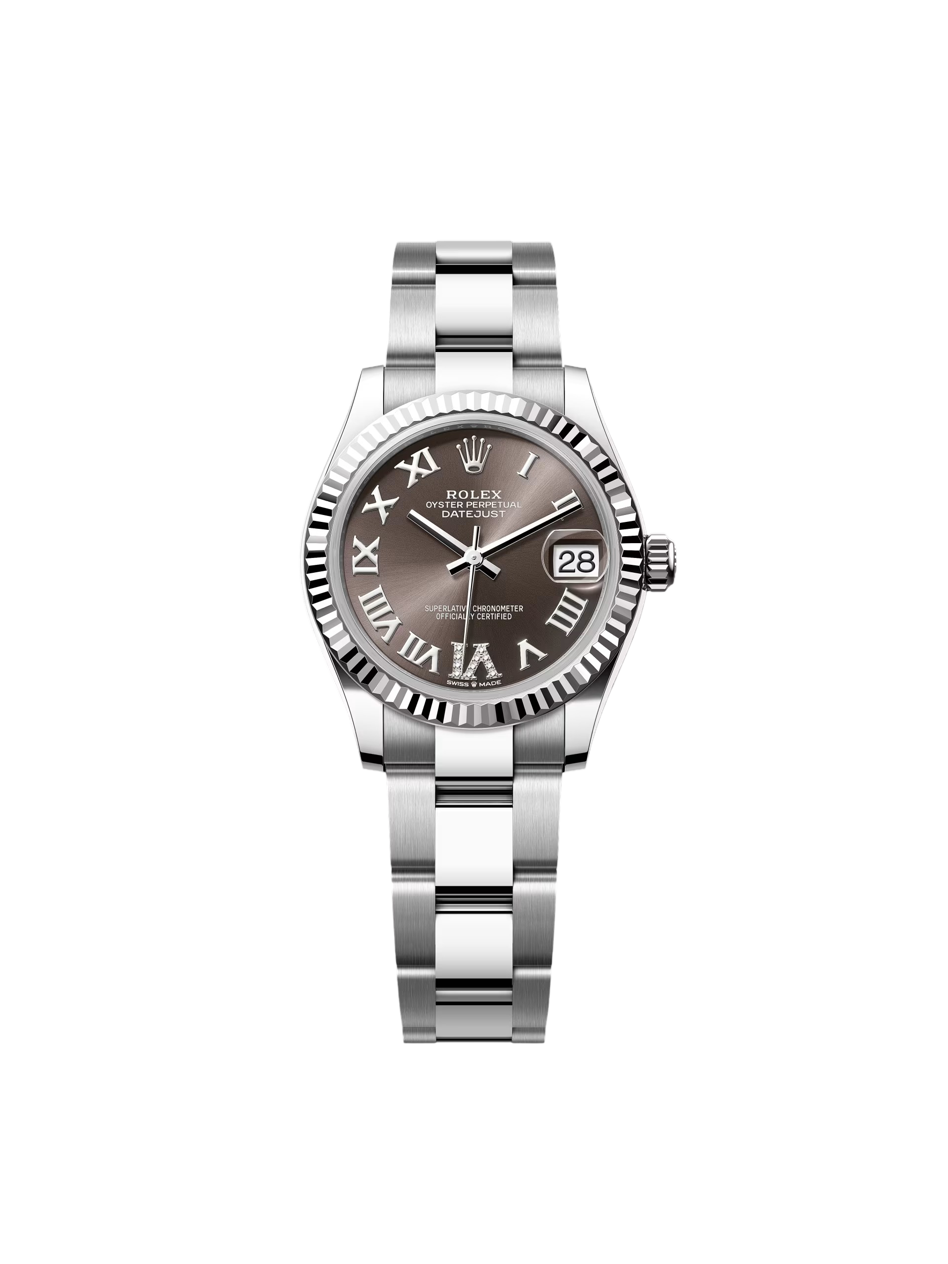 Rolex Datejust m278274-0027/0028 Dark Grey 31mm Dial Oyster Watch