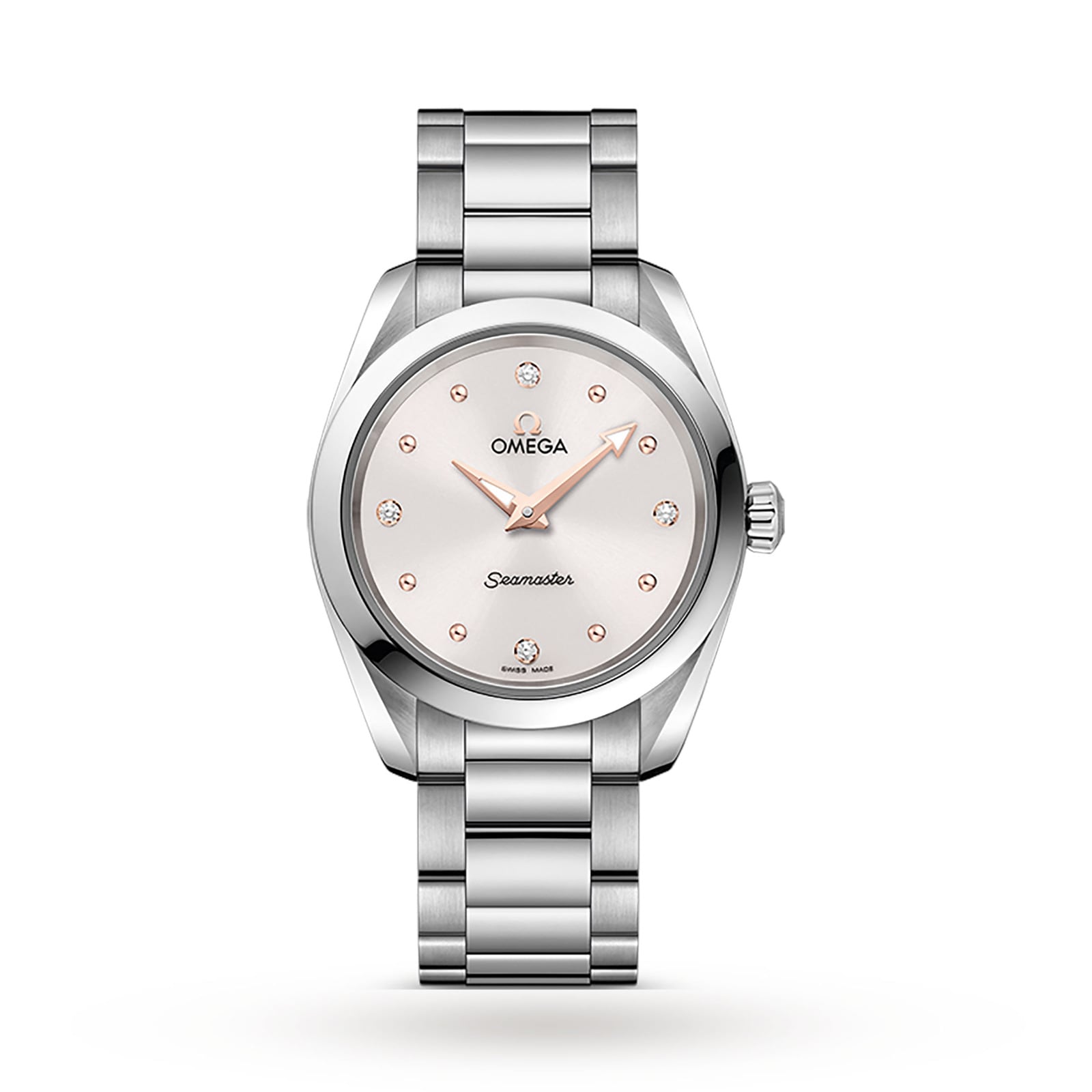 Omega Seamaster Aqua Terra 150M Ladies 28mm Quartz Diamond Dot Watch-P17331365
