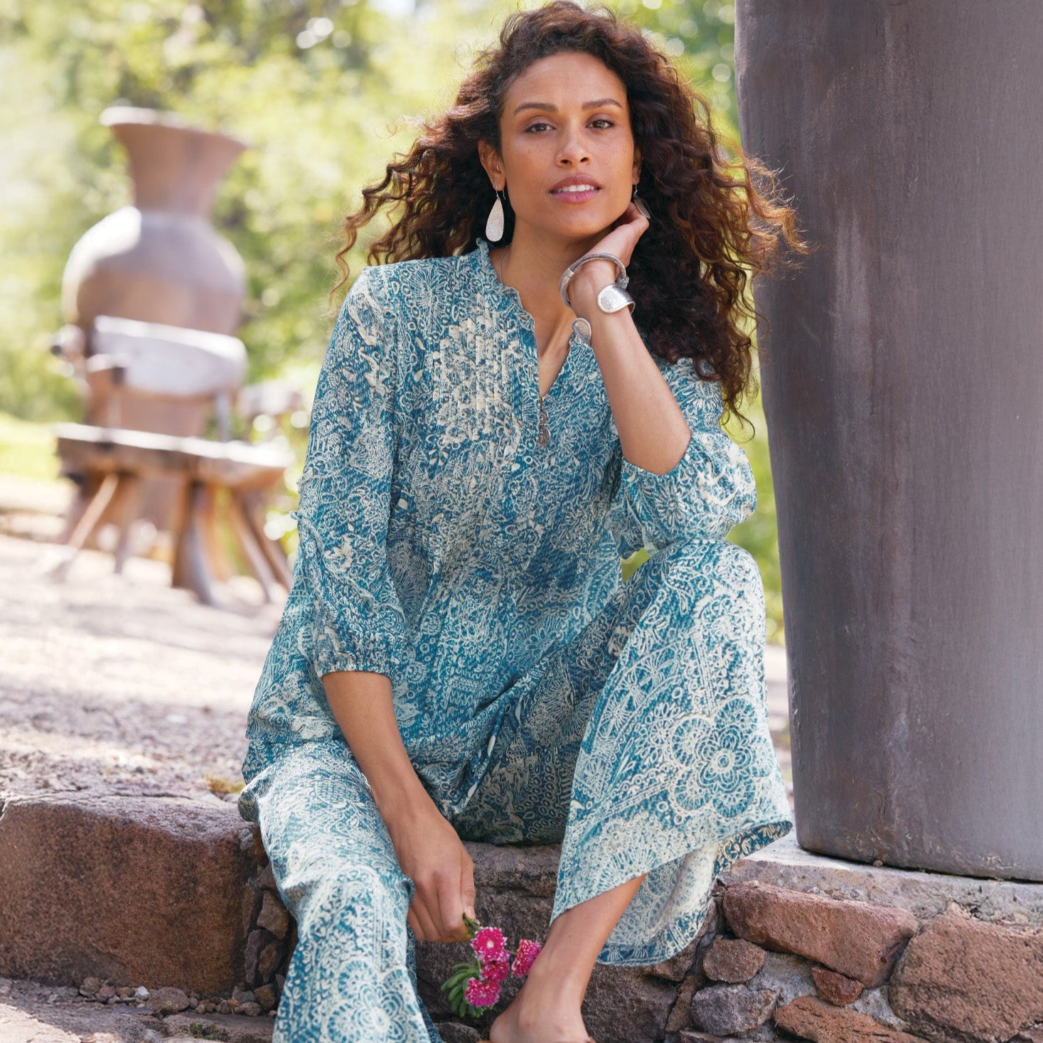 Zeeland Printed Blouse