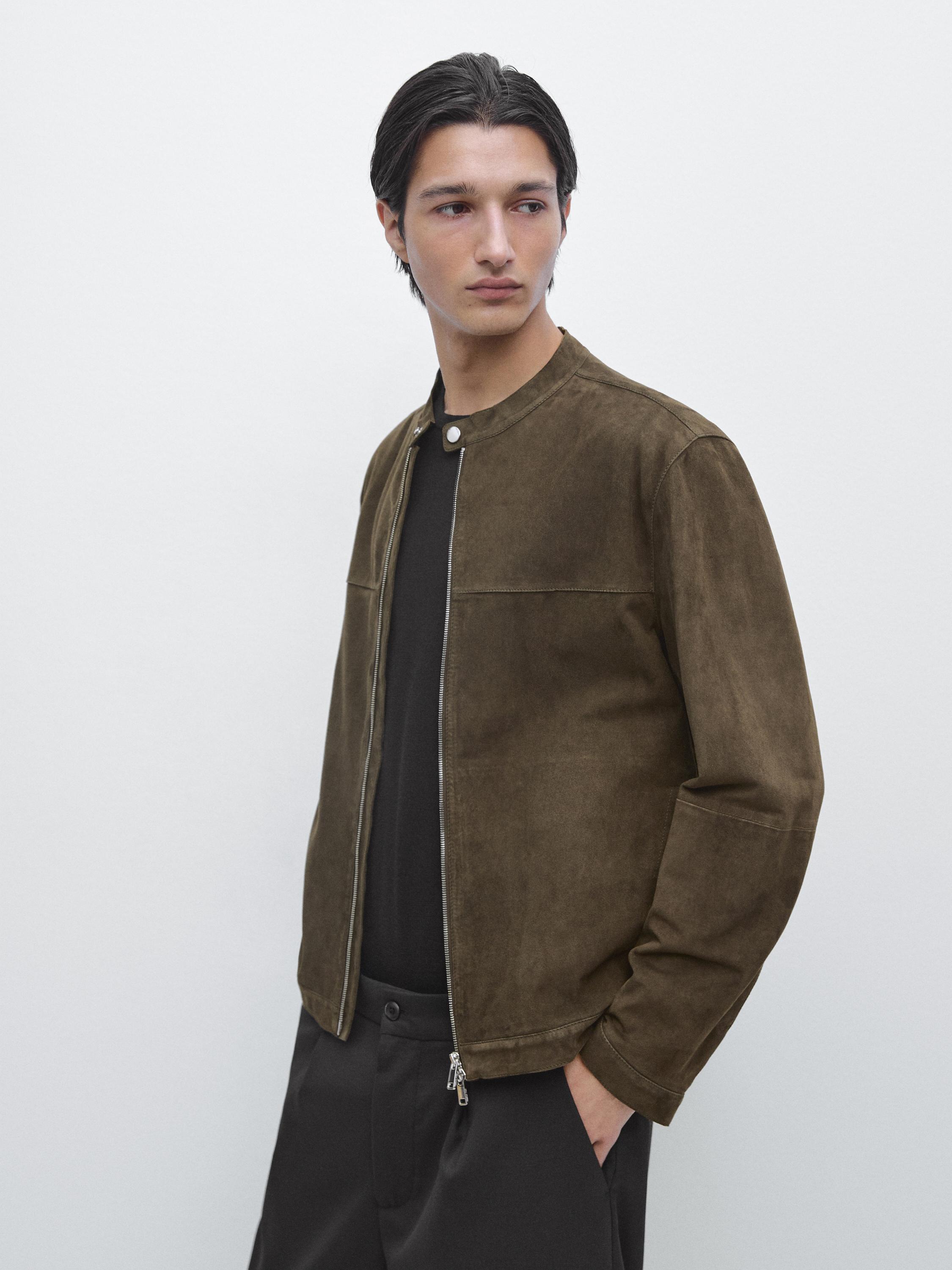 Chaqueta piel ante