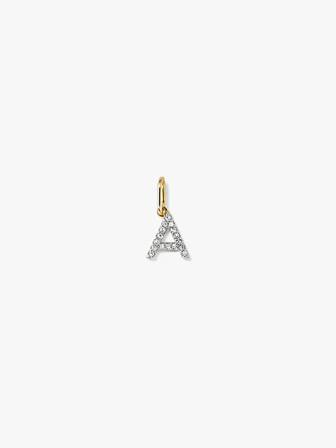 Crystal Letter Charm