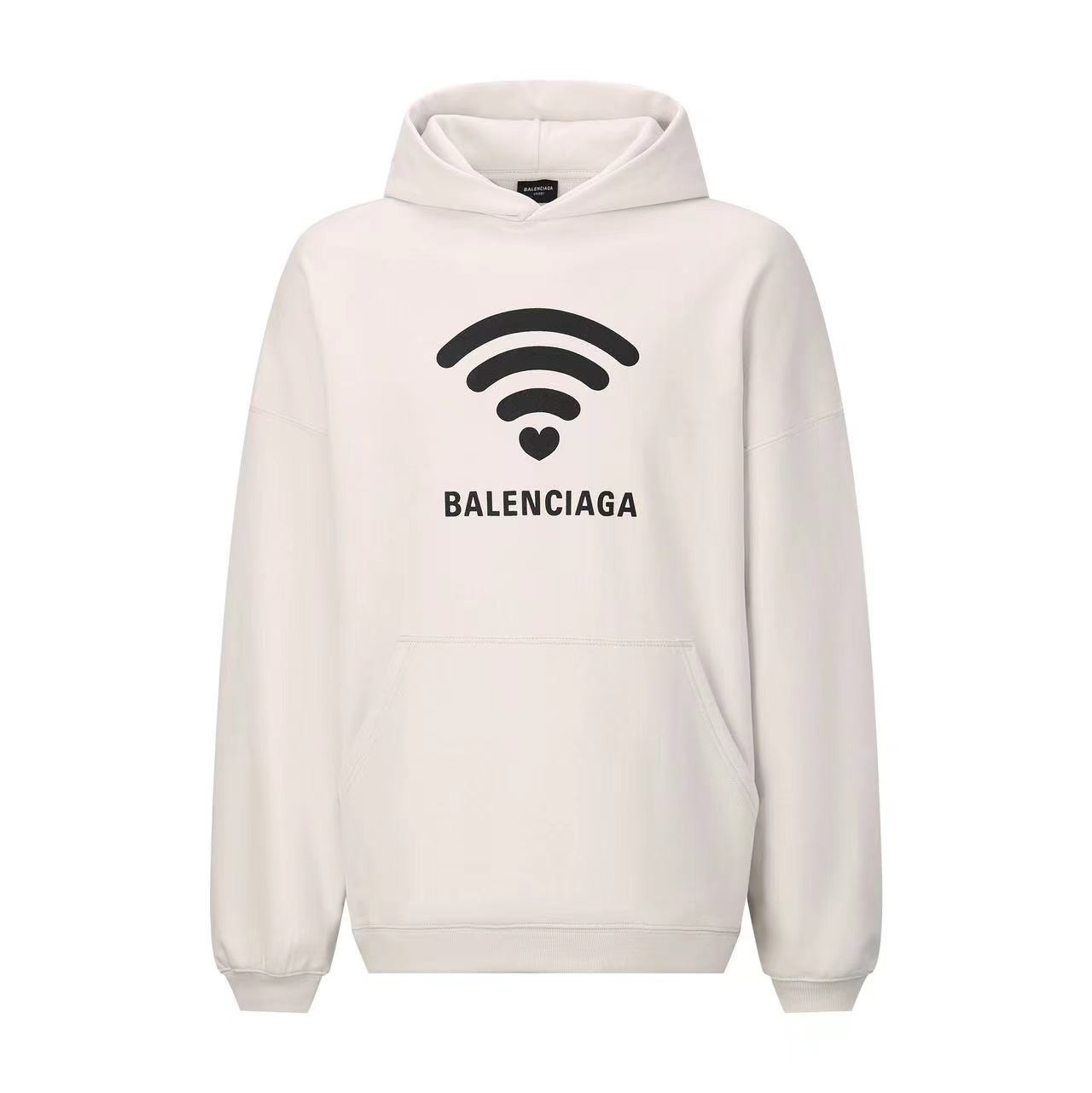 BLCG heart print hooded sweatshirt
