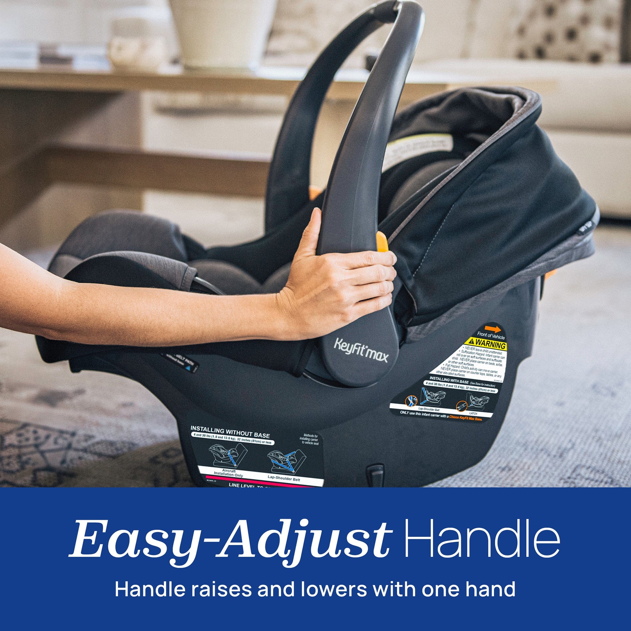 Chicco KeyFit Max ClearTex Infant Car Seat - Legend