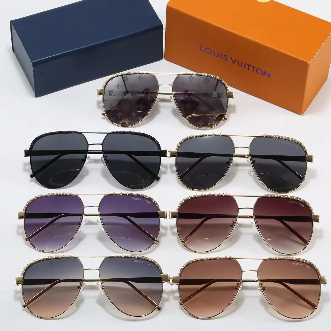 7 Colors Fashion metal-framed and temples Sunglasses TYJ-915799