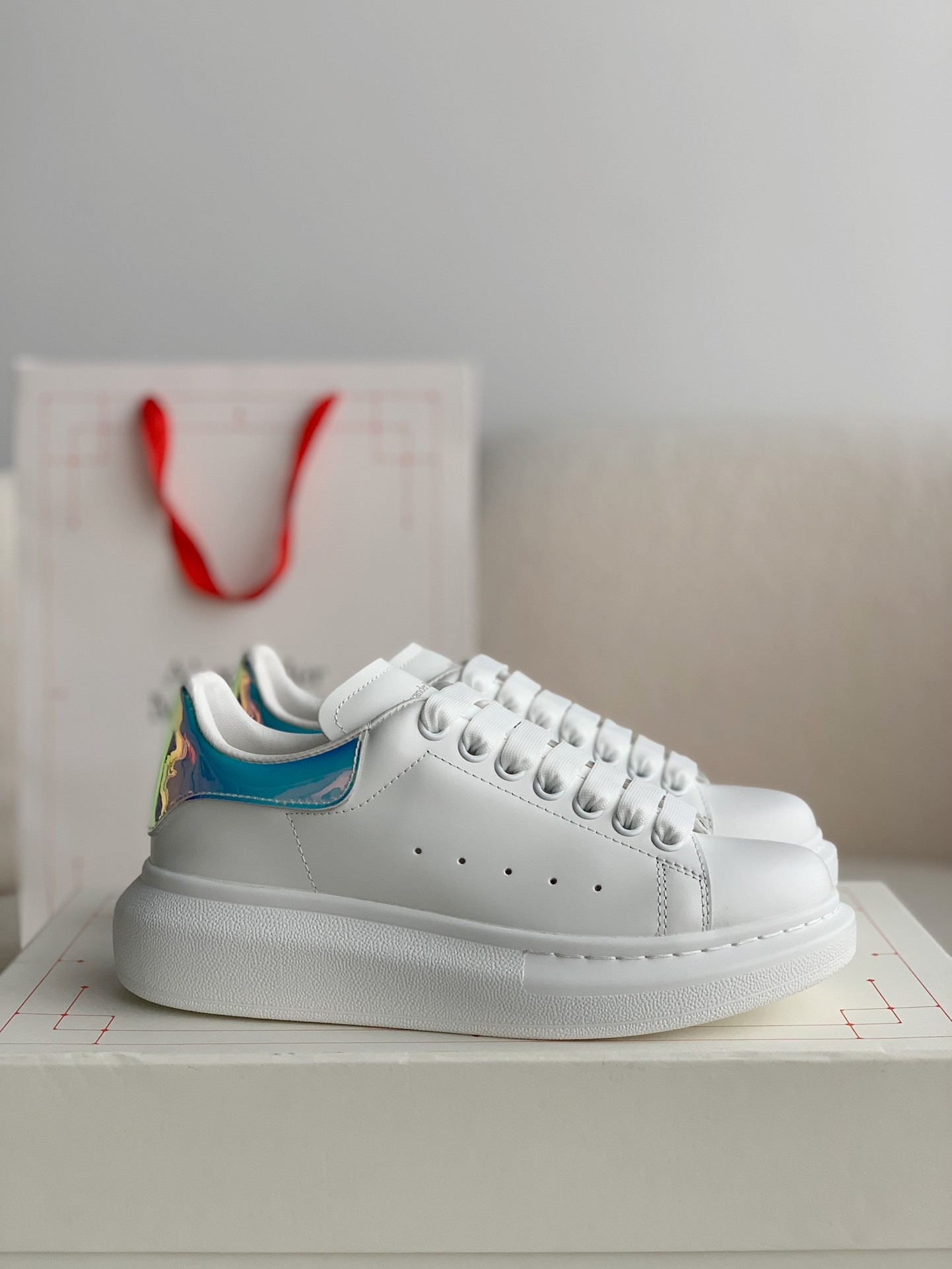 Alexander McQ MQ Dark grey velvet tail Sneakers