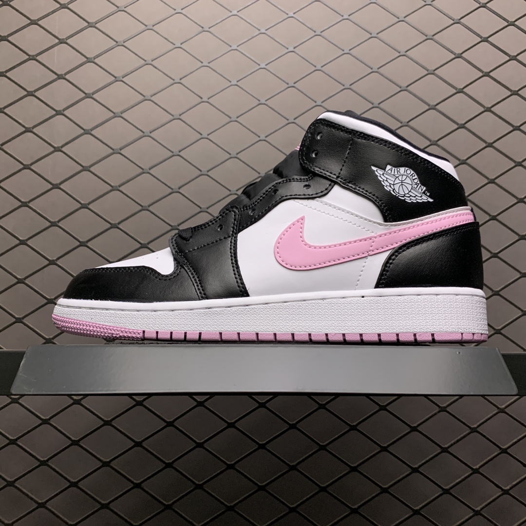 JRD1 Mid White Black Light Arctic Pink 555112-103
