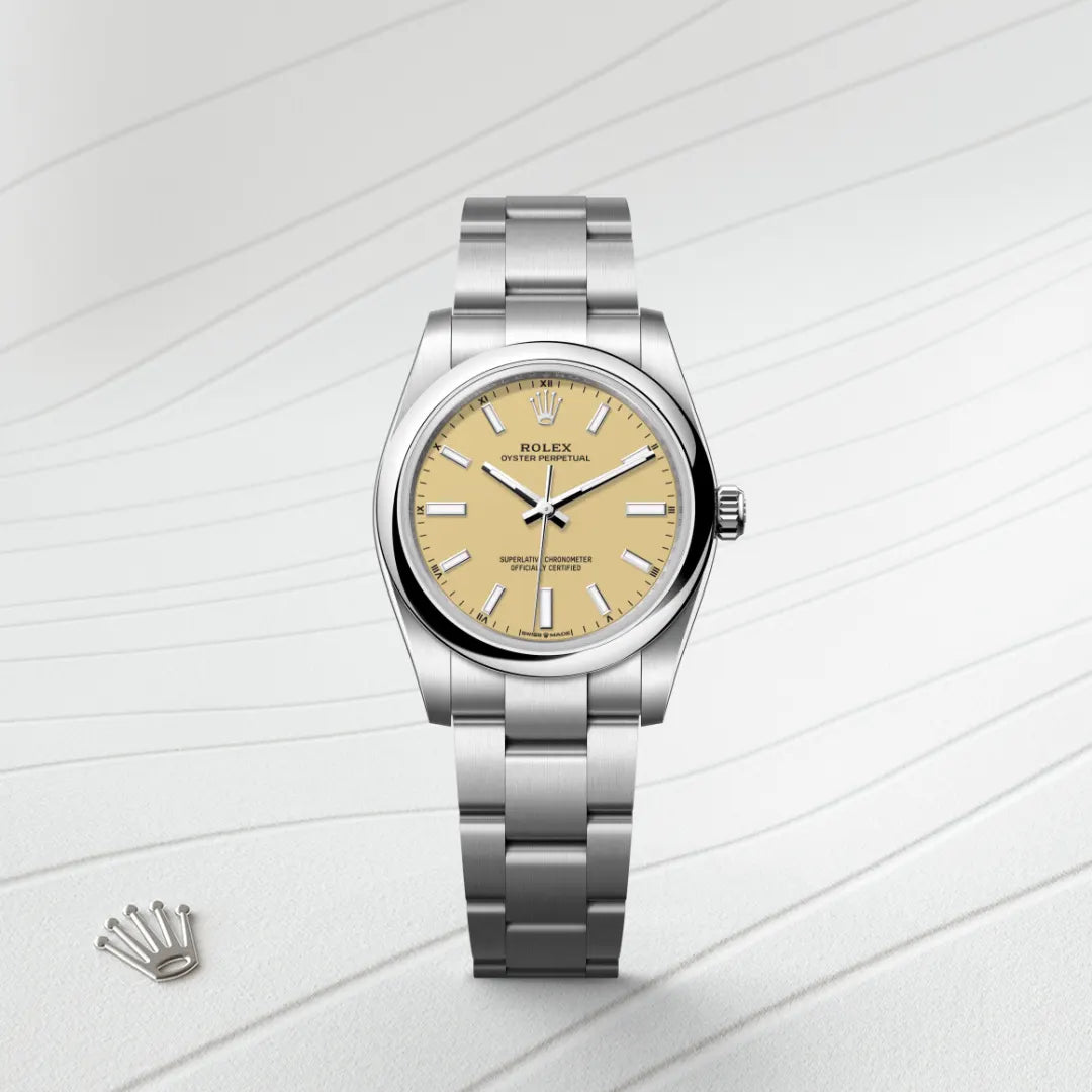 2025 Oyster Perpetual 34 Rolex Oyster, 34 mm, Oystersteel M124200-0007
