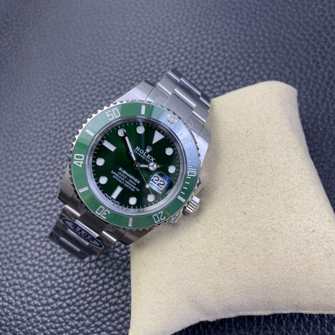 Clean 116610LN Replica Watch – Premium Rolex Submariner green Clone 40mm