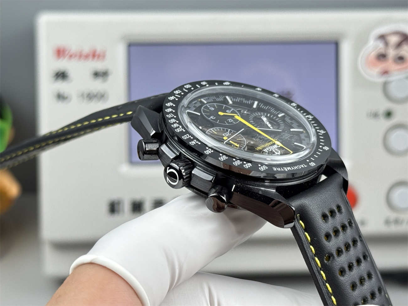 BLS Factory Omega Speedmaster Apollo 8 Replica – Dark Side of the Moon V2 (Real Ceramic)