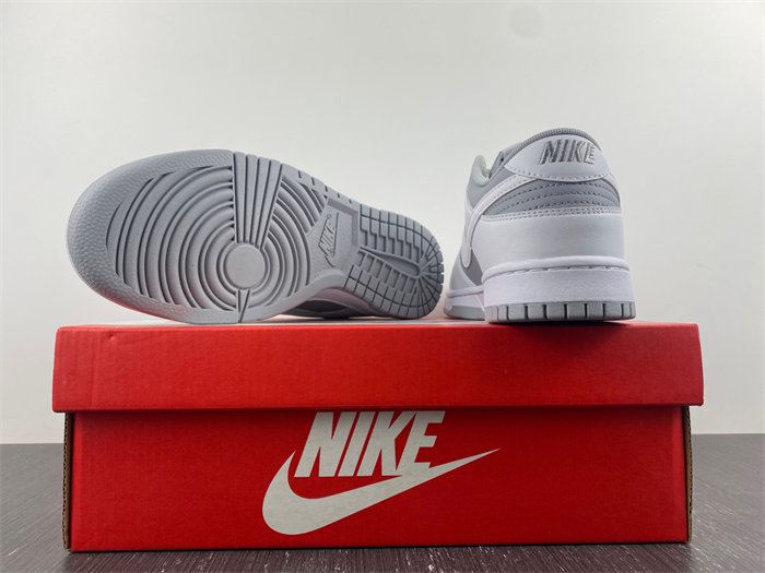NK Dunk Low Retro White Grey  DJ6188-003