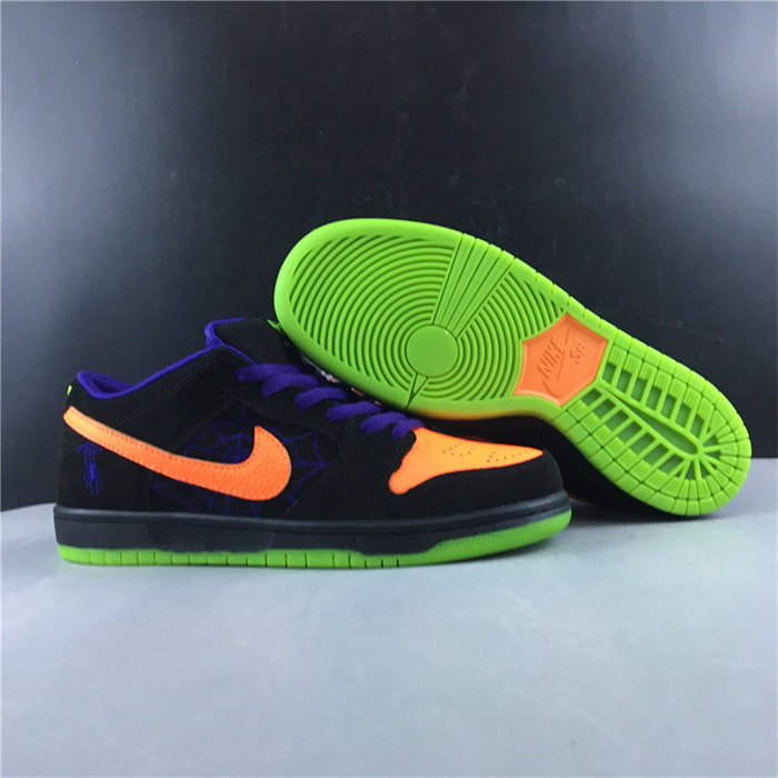 NK SB Dunk Low Night of Mischief Halloween BQ6817-006