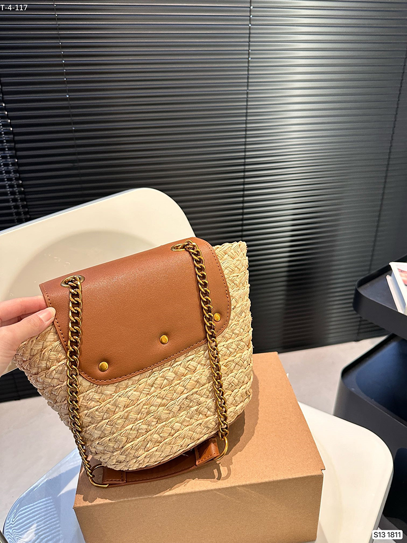 Fashion 6.5″x7.5″ Weave leather Handbag BB-921014