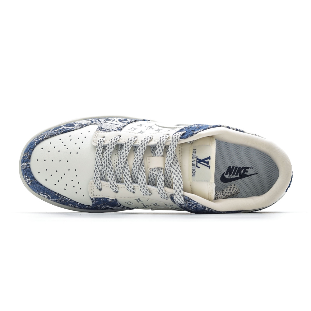 NK SB Dunk Low x Lois Vuton Monogram Denim Blue NNL24112202
