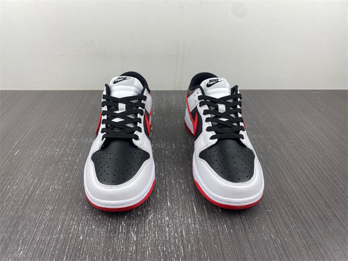 NK Dunk Low Retro White Black University Red FD9762-061