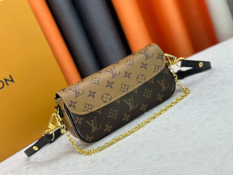 Fashion 9.3″x4.7″x1.7″ Genuine Leather Chains Cluth bag(2Colors) BB-661001