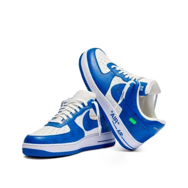 L.V x NK Air Force 1 Low ‘By Virgil Abloh White/Blue’