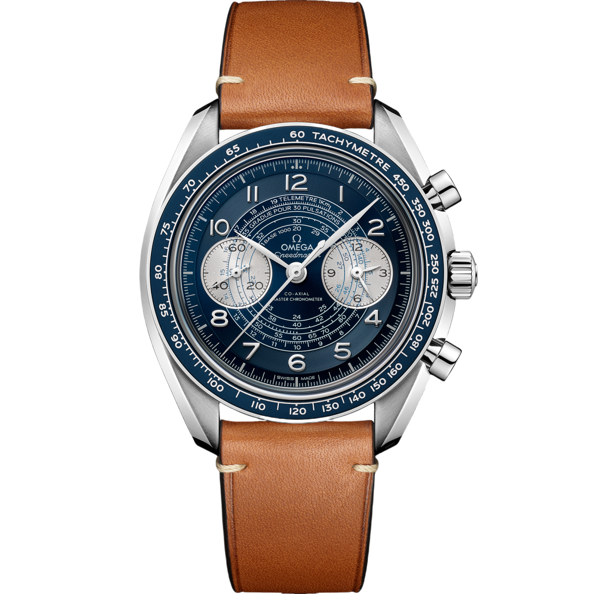 Omega Speedmaster Chronoscope Blue Dial 43mm Stainless Steel Strap 329.32.43.51.03.001