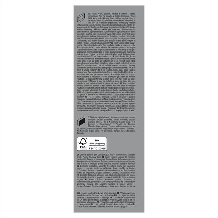 BRAUN - Epilatore SILK-ÉPIL 9 9-061-BIANCO/ARGENTO