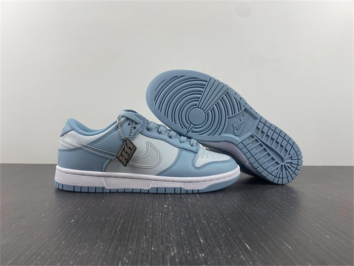 NK Dunk Low Clear Blue Swoosh DH9765-401