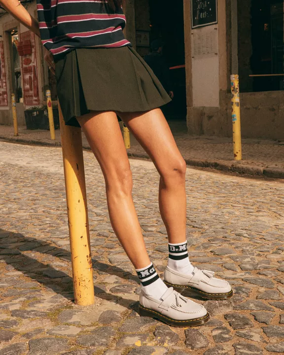 Adrian Virginia Leather Tassel Loafers