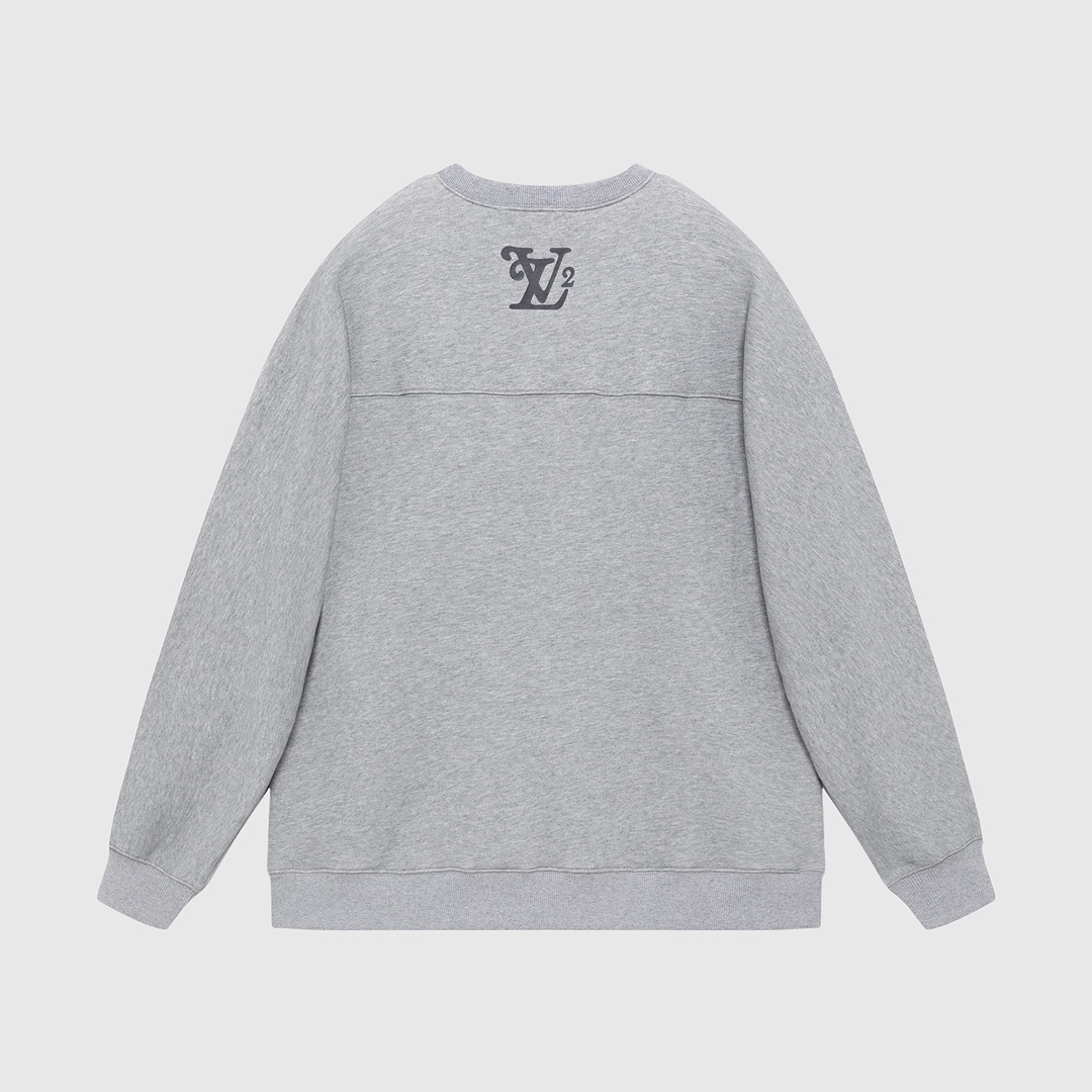 LV Hoodies Gery