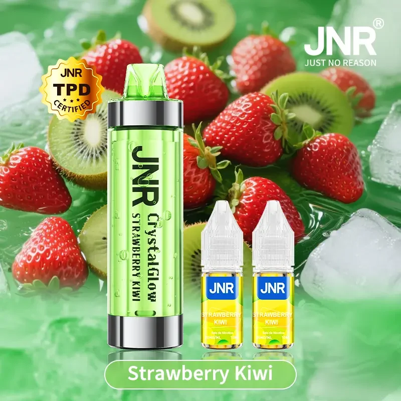 JNR Crystal Glow 33K Puffs - Kit Pod Remplissable et Rechargeable - Vape Grok