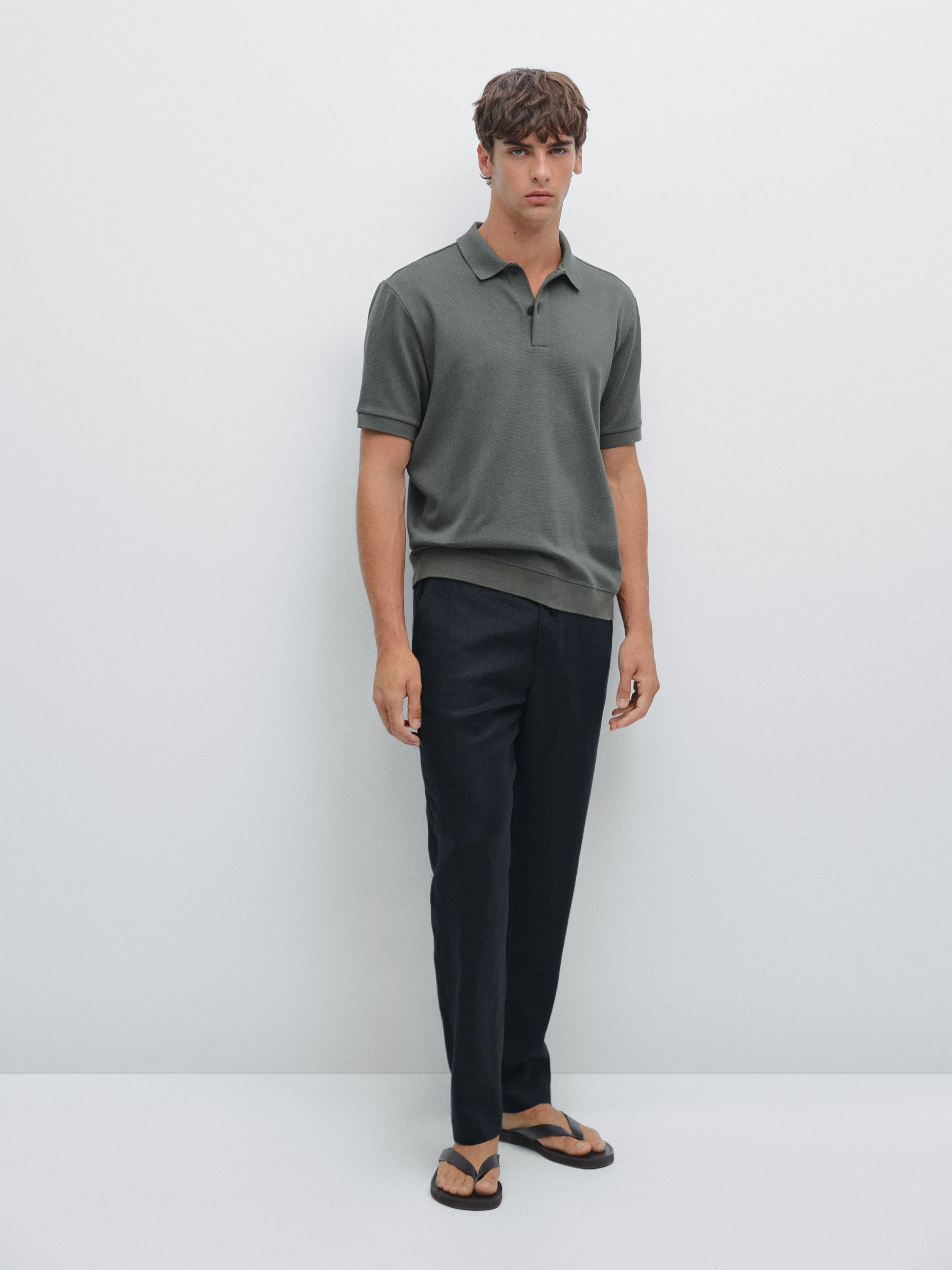 Pantalón jogger lino