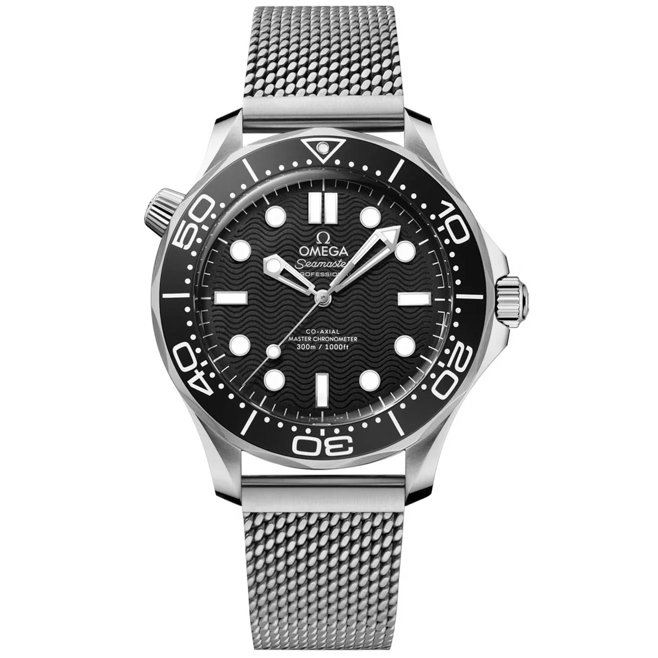 【SUPER CLONE】TOP 12A Omega Seamaster Diver 300M Steel Black Dial 42mm Automatic 210.30.42.20.01.010