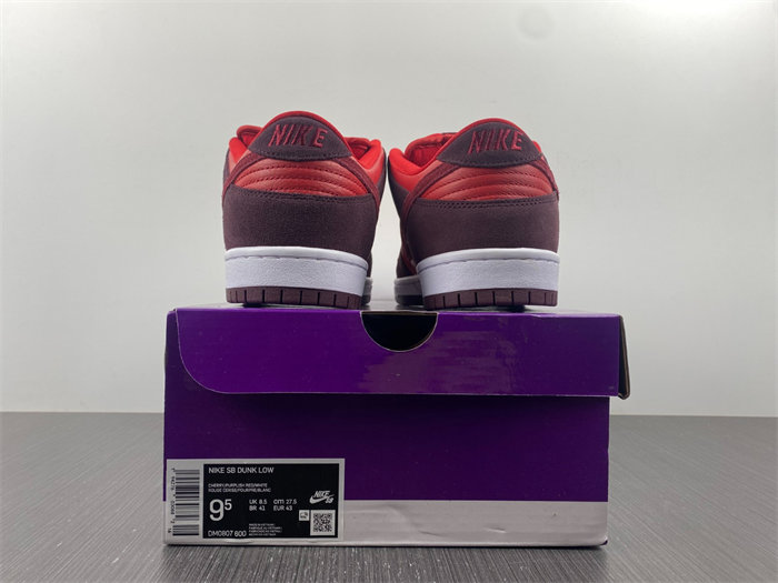 NK SB Dunk Low Cherry DM0807-600