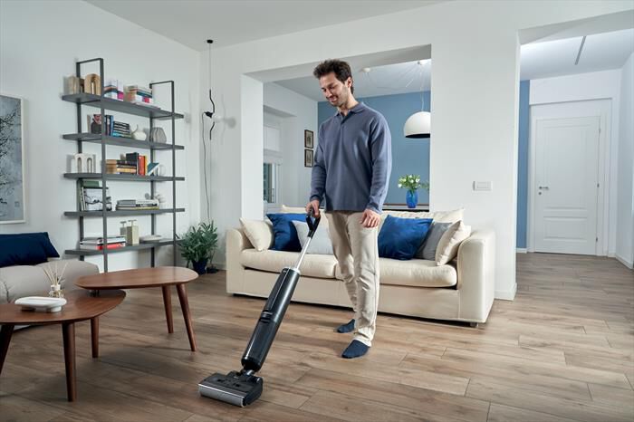 HOOVER - Scopa elettrica HW300 011-Nero, Argento