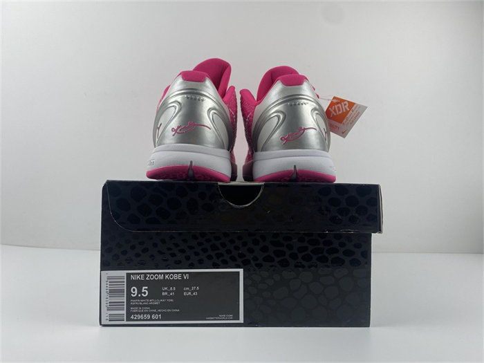 NK Kobe 6 Kay Yow Think Pink 429659-601