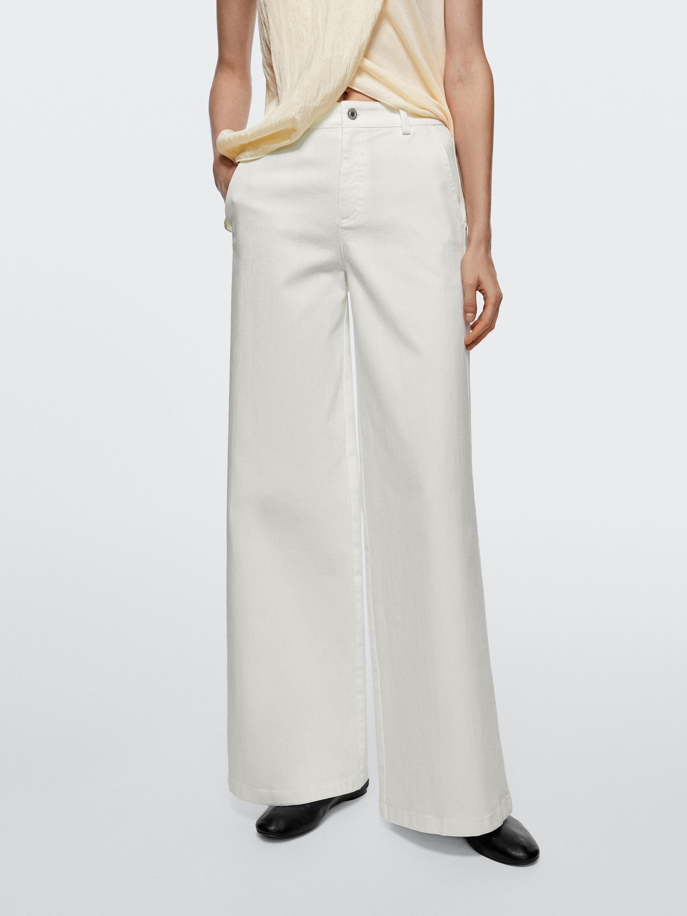 Jeans palazzo tiro alto