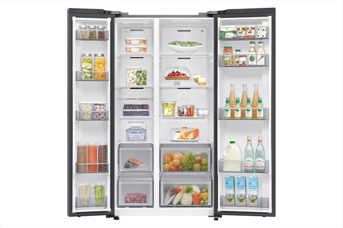 SAMSUNG - Frigorifero side by side RS70F65QDTEF Classe D-Metal Inox